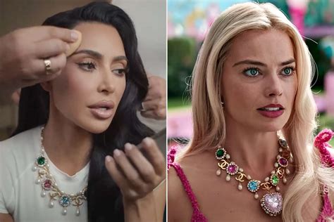 barbie movie chanel necklace dupe|did kim kardashian buy barbie chanel.